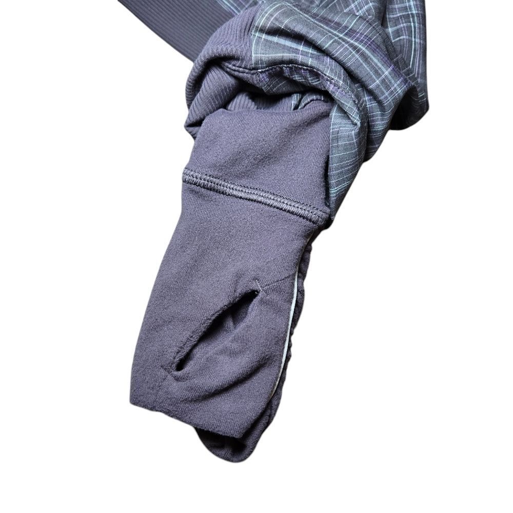 Lululemon Ahead of the Curve Jacket - Gray Plaid - Picture 9 of 11